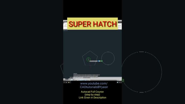 SUPER HATCH IN AUTOCAD | CAD TUTORIALS BY YASIR смотреть онлайн