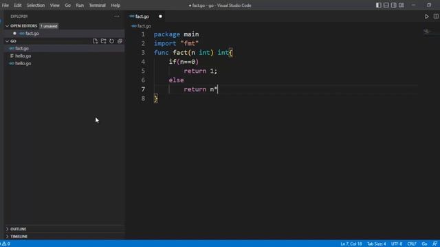 HOW TO FIND FACTORIAL USING RECURSIVE FUNCTION IN GO LANG смотреть онлайн