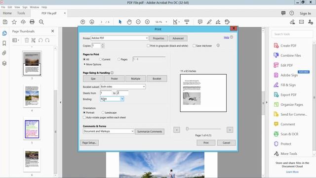 How to print a double sided booklet in Adobe Acrobat Pro DC 2022 смотреть онлайн
