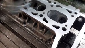 Фрезеровка ГБЦ Ваз на станке 2А78.