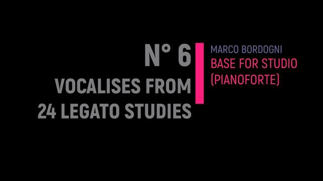 N°6 Vocalises (Marco Bordogni) - Base Studio for Trombone (with Pianoforte) смотреть онлайн