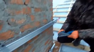 Урок №3 Облицовка кирпичной трубы металлом поэтапно
