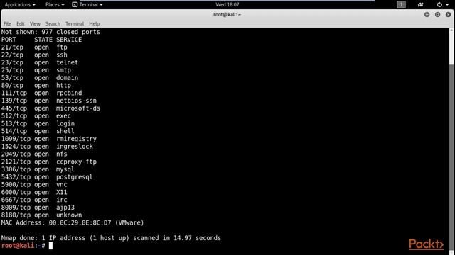 Scan & Enumeration with Kali Linux:Choos Target with nmap & Determin If It Is Viable|packtpub.com смотреть онлайн