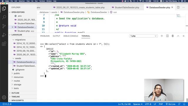 Laravel အခြေခံများ - Database (Introduction to Tinker) смотреть онлайн