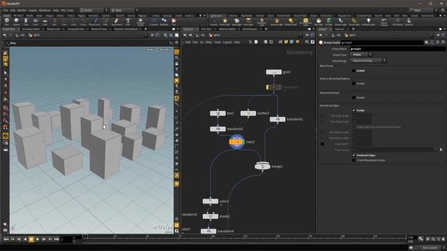 Houdini Nodes #05. Упорядоченные группы и нода Add SOP смотреть онлайн