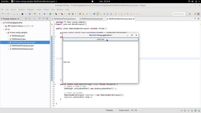TUTO Java/Swing : Utilisation des Layouts pour positionner vos composants graphiques смотреть онлайн