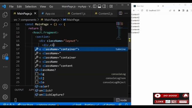 #5 Responsive Layout - with React Hooks and Grid Template Areas for beginners смотреть онлайн