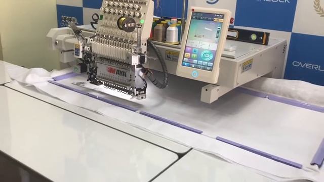 Maya TCLX-1501 ? | Промышленная вышивальная машина с увеличенным рабочим полем [1200 х 500 мм] смотреть онлайн