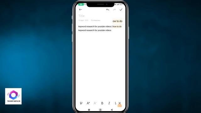 Youtube Keyword Research Form Mobile In  2023 | Title And Tag SEO For Youtube | Techiest Saiful BD смотреть онлайн