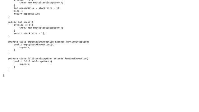 Basic Array based stack in java (2 Solutions!!) смотреть онлайн