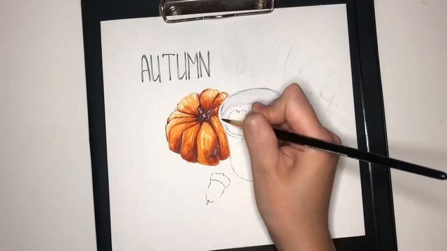Осенний скетч/Sketching/ART Studio смотреть онлайн
