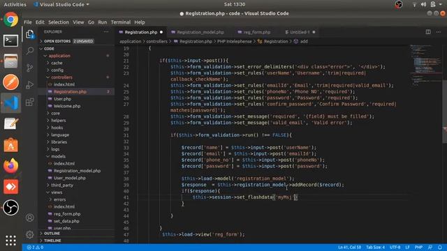 Insert Record Part #15 | CRUD | Codeigniter CRUD Application with Bootstrap смотреть онлайн