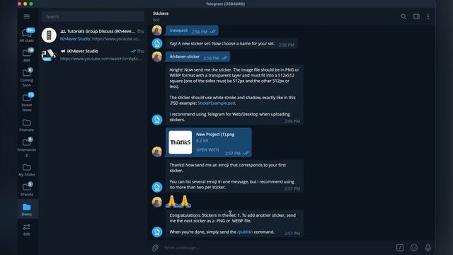 How to Make Your Own Telegram Stickers 2022 - Créez vos propres autocollants de télégramme 2022 смотреть онлайн