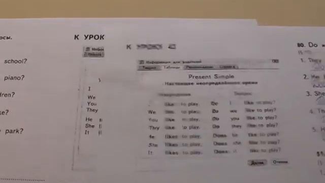 2 класс, теория, Present Simple в отрицательных предложениях смотреть онлайн