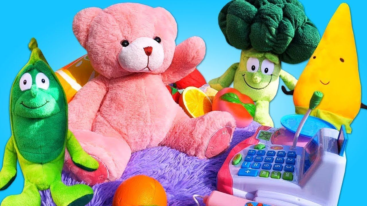 Funny Videos For Kids With Toys: How To Earn Money - Funny Clown Is A Farmer
