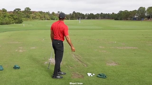 Tiger Woods Comeback Full Range Session | Warm Up Swings