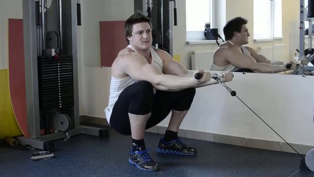 Подъем на бицепс сидя в кроссовере смотреть онлайн