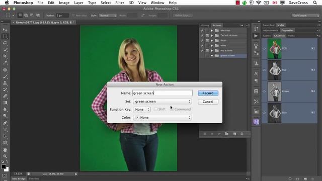 Project Photoshop Compositing Tutorials Extracting Off Green Screen смотреть онлайн