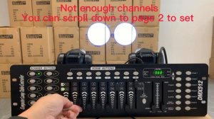 How to set up moving head lights|DMX512 controller| DJ light | disco light | party light