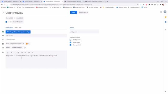 Using Google Calendar to Display Class Assignments and Embed in Your Website смотреть онлайн
