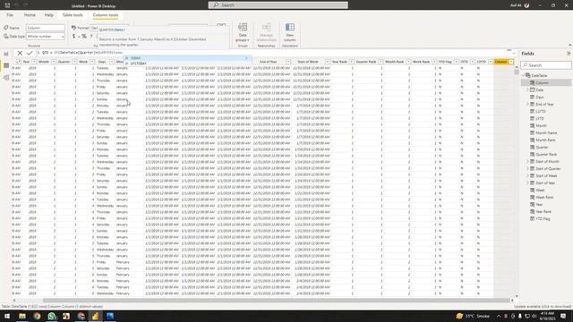 Power BI || Date Table || Date Flags || Time Intelligence || Data analysis || YTD, MTD, QTD,WTD,LWT смотреть онлайн