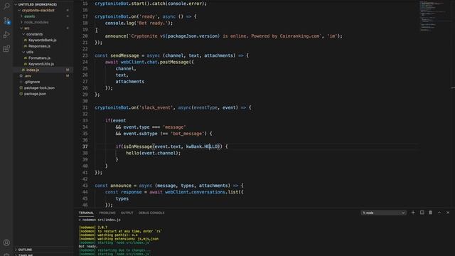 Build a Slack Bot that gives Cryptocurrency Updates смотреть онлайн