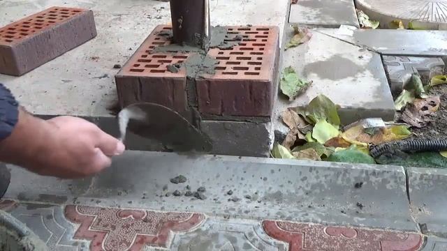 Как обложить стальную трубу кирпичной кладкой. Каждый сможет смотреть онлайн