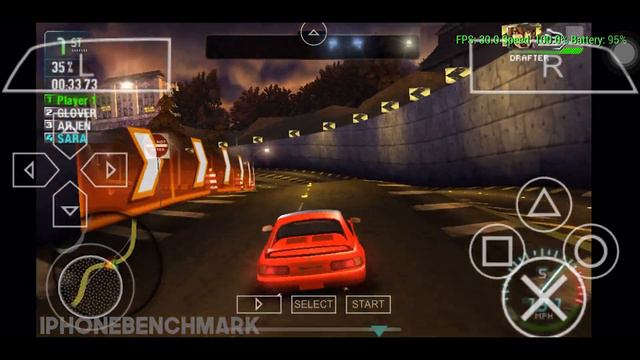 Need for Speed Carbon Own the City PSP Gameplay | PPSSPP FPS Test On Iphone 11 смотреть онлайн