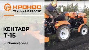 Мини-трактор Кентавр Т-15 (Toyokawa) с почвофрезой