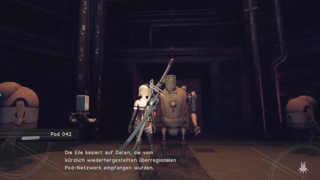 Nier Automata - Let's Play - Walkthrough - Route C #7 - Pascal ist tot?? смотреть онлайн
