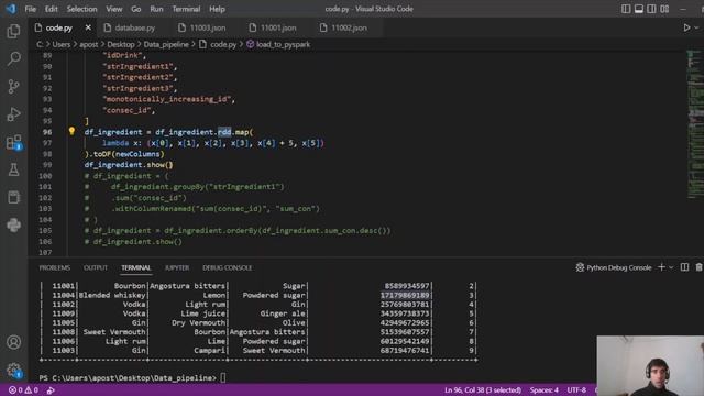 Python Data Pipeline Ex2 Part2 - PySpark Dataframe, RDD, Datatypes, Functions and others смотреть онлайн