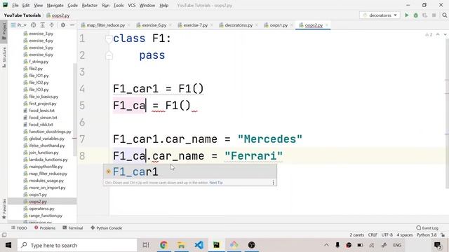 Making our first class in Python | Python for ABsolute Beginners in English | #52 смотреть онлайн