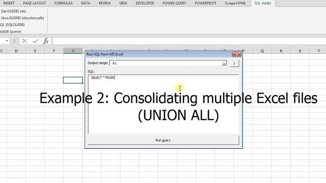 Using SQL in Excel Tutorial (Excel SQL Add-In) смотреть онлайн