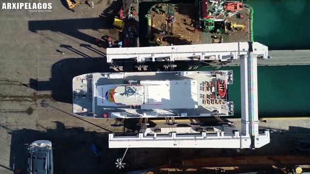 DODEKANISOS PRIDE ( High Speed Craft)) emerges from drydock of Spanopoulos Group смотреть онлайн
