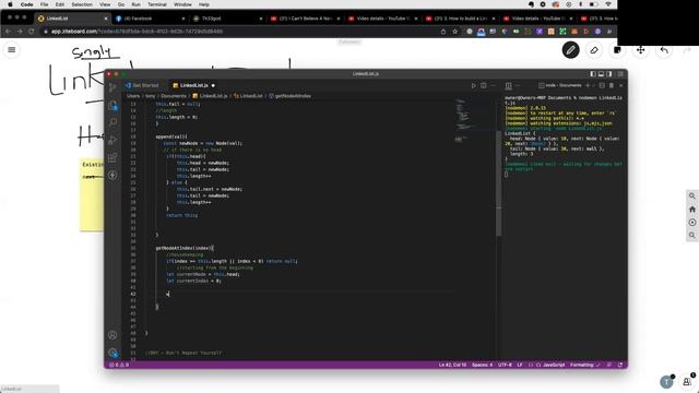 4. How to build a Linked List: Get Node at Index Method смотреть онлайн