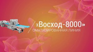 Автоматизированная линия по производству изделий из слоёного теста «Ушки» «Восход-СН» 8000