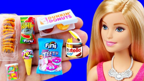 29 DIY MINIATURE BARBIE CRAFTS, BARBIE MINI FOOD, BARBIE MAKEUP, BARBIE SHOES
