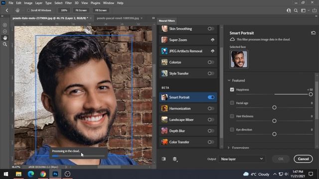 06 smart portrait Photoshop capsule :: Motion Graphics & Web Animation смотреть онлайн