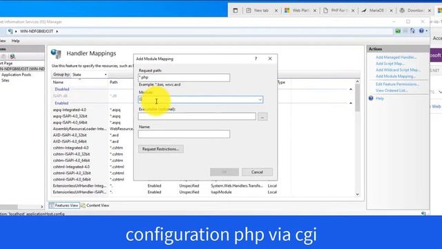wordpress installtion with mariadb php on IIS Server windows server 2022 смотреть онлайн