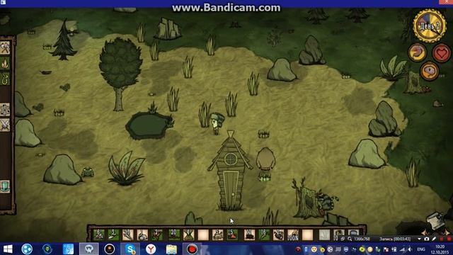 Прохождение игры-Dot't Starve. смотреть онлайн