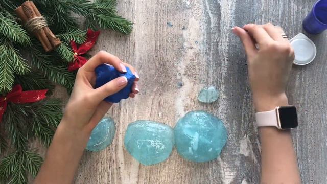 Челлендж, делаем снеговика из слайма . challenge. Make snowman out of slime смотреть онлайн