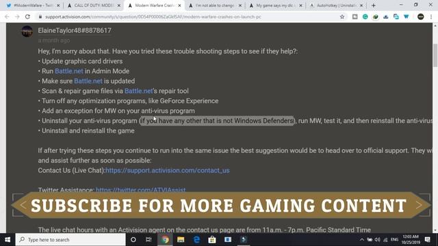 Call Of Duty Modern Warfare Crashing FIXED|Black Screen And Not Launching On Startup|100% Working смотреть онлайн