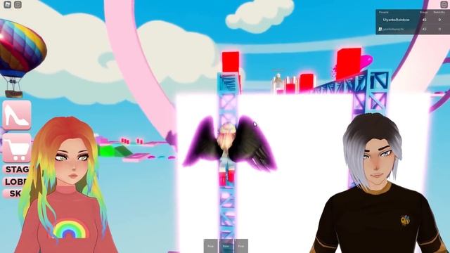 ЙОШИ НОСИЛ КАБЛУКИ? МЫ СТАЛИ МОДЕЛЯМИ! Roblox High Heel Obby ? смотреть онлайн