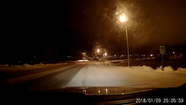 Трасса Баженово-Бирск 9.01.2018 год