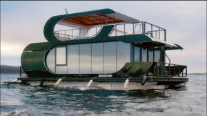 Хаусбот ИЗ СТЕКЛА. Плавучий Дом Своими Руками.