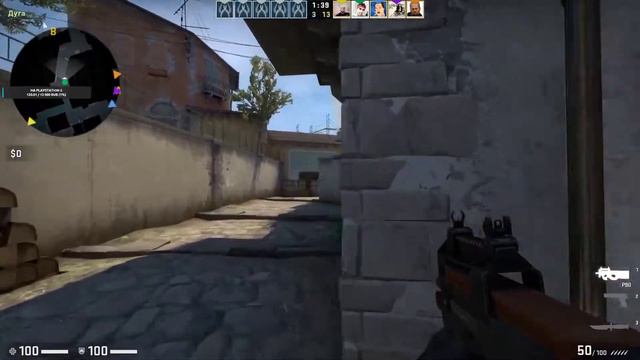 CS GO ИГРАЕМ ПРОТИВ БОТОВ В СОРЕВНОВАТЕЛЬНОЙ ИГРЕ смотреть онлайн