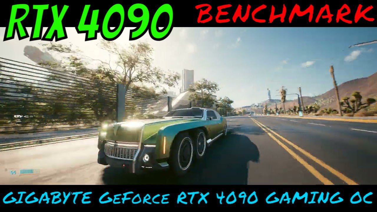GIGABYTE GeForce RTX 4090 GAMING OC max settings 3440х1440 Cyberpunk смотреть онлайн