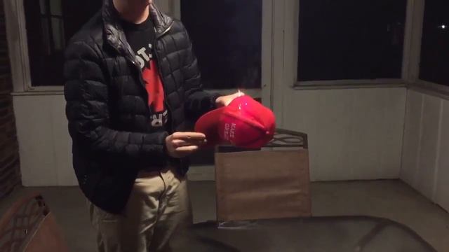 Angry Trump supporters burn their Trump hats! смотреть онлайн