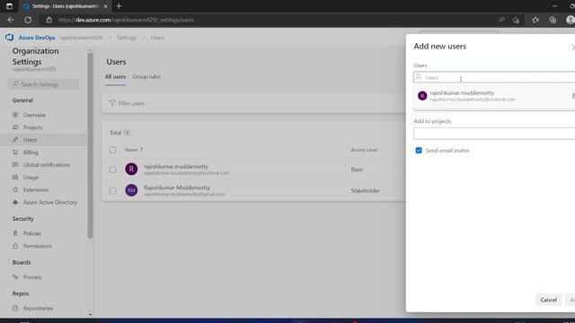 Azure DevOps - How to add/invite users into ADO Projects and Organizations смотреть онлайн