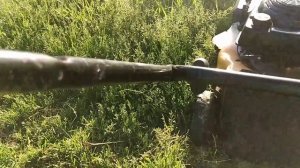 Ставим на бензиновую газонокосилку трос и рычаг управления двигателем Champion g170-1vk/2.